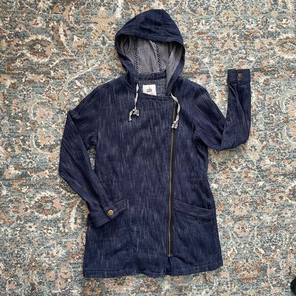 Cabi Blue Zip Up Anorak Jacket #5100 women’s size Small - Picture 2 of 12